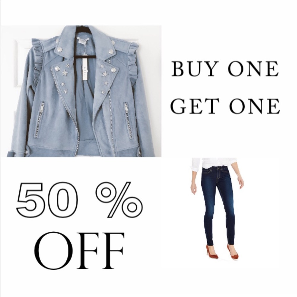 BUY ONE GET ONE 50% OFF SALE